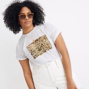 Daisy Meadow Graphic Whisper Cotton Rib-Crewneck T